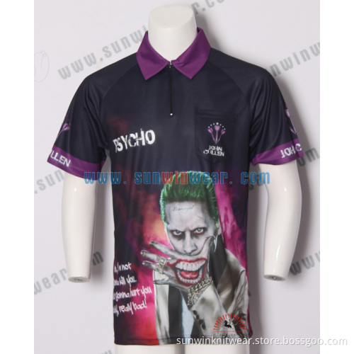 Economic new coming custom sublimation dart t shirts